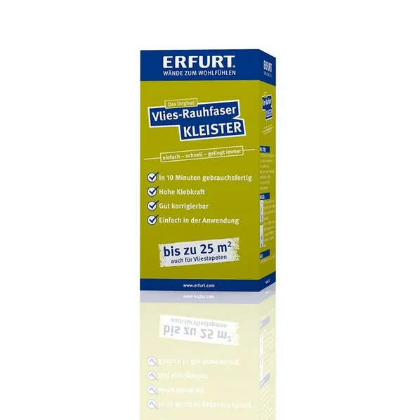 Erfurt Vlies-Rauhfaser Kleister - 200g - Bis Zu 25 M² 3 Erfurt Vlies-Rauhfaser Kleister - 200g - Bis Zu 25 M²