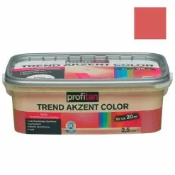 Profitan Wandfarbe Trend Akzent Color - Morgenröte Matt - 2,5 Liter