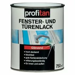 Profitan Fenster- Und Türenlack - Weiß Glänzend - 750 Ml