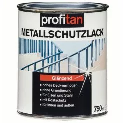 Profitan Metallschutzlack - Silbergrau Glänzend - 750 Ml