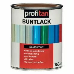 Profitan Buntlack - Lehmbraun Seidenmatt - 750 Ml