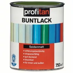 Profitan Buntlack - Grasgrün Seidenmatt - 750 Ml