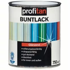 Profitan Buntlack - Reinweiß Glänzend - 750 Ml