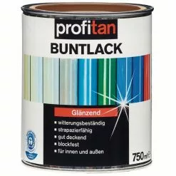 Profitan Buntlack - Lehmbraun Glänzend - 750 Ml