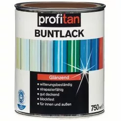 Profitan Buntlack - Nussbraun Glänzend - 750 Ml