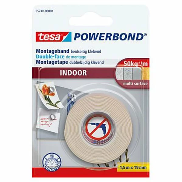 Tesa Powerbond Montageband - Indoor - 1,5 Meter 3 Tesa Powerbond Montageband - Indoor - 1,5 Meter
