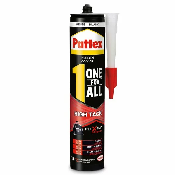 Pattex ONE FOR ALL Montagekleber - High Tack - Weiß - 440 G 3 Pattex ONE FOR ALL Montagekleber - High Tack - Weiß - 440 G