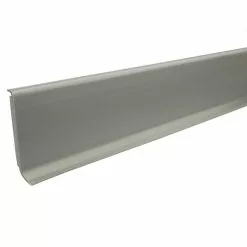 Hartschaum-Sockelleiste - Grau - 60 Mm - 255 Cm