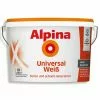 Alpina Universal Weiß - Innenfarbe - 10 Liter -Bodenbeläge Verkäufe 2352000100 1600Wx1600H 598Wx598H
