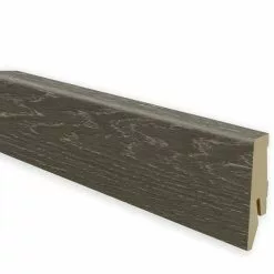 Sockelleiste - Schwarz-weiß - 250 Cm Lang