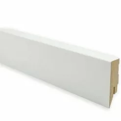 Sockelleiste - Weiß - 58 Mm Hoch