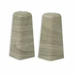 Profitan 2er-Set Außenecken - Eiche Arizona - Für Sockelleisten: 58 Mm Hoch