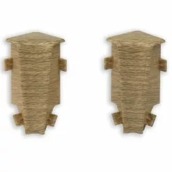 Profitan 2er-Set Innenecken - Weißbuche - Für Sockelleisten: 58 Mm Hoch