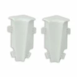 Profitan 2er-Set Innenecken - Weiß - Für Sockelleisten: 58 Mm Hoch