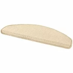 15-teiliges Stufenmatten-Set FANCY - Beige - 23x65 Cm