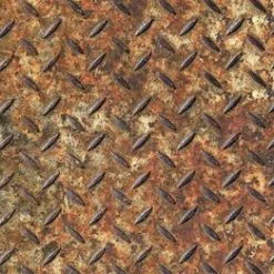 Panel POP.UP - Rostendes Riffelblech - 2,50 Meter