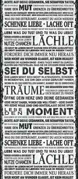 Panel POP.UP - Schriftzüge - 2,50 Meter 3 Panel POP.UP - Schriftzüge - 2,50 Meter