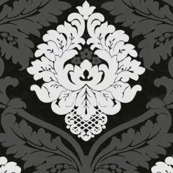 Panel POP.UP 3D - Schwarz-grau - Barock - 52 Cm